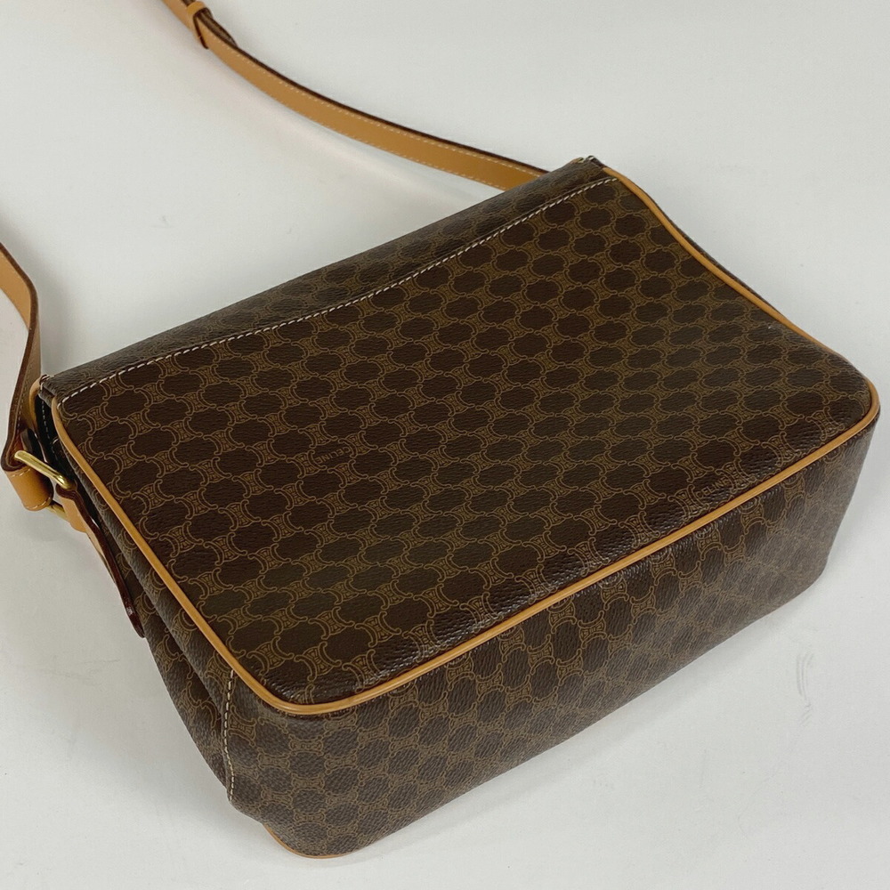 Celine Macadam Pattern Canvas Diagonal Shoulder B… - image 2